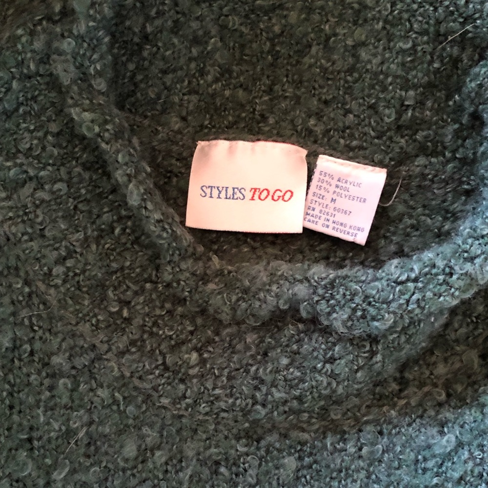 Sage/green long sweater